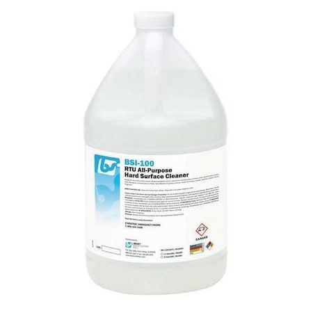Cleaner, Lemon, 1 gal., Bottle, 9.05 lb., PK4 MPN:BSI1001
