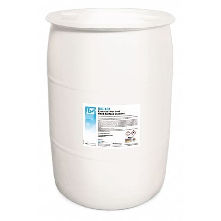 Pine Oil Floor and Hard Surface Cleaner, 55 gal. Drum, Pine MPN:BSI1013