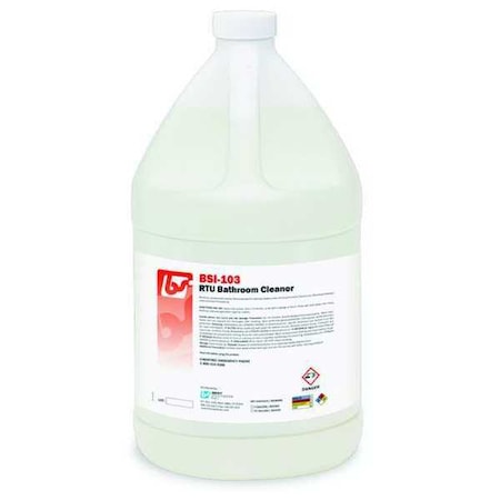 Bathroom Cleaner, Bottle, 1 gal., Fresh, PK4 MPN:BSI1031