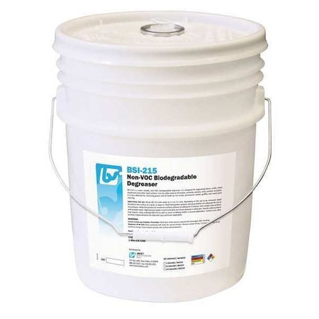 Cleaner/Degreaser, Pail, 5 gal, Mild MPN:BSI2152