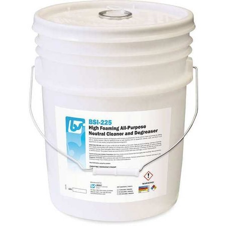 All Purpose Cleaner and Degreaser, Pail, 5 gal, Mild Sweet MPN:BSI2252