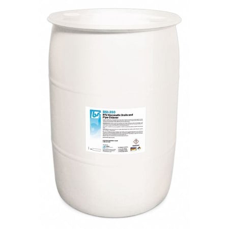 Drain and Pipe Cleaner, 55 gal, Drum MPN:BSI3503