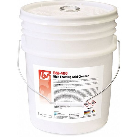 Acidic Cleaner, Pail, 5 gal, Unscented MPN:BSI4002