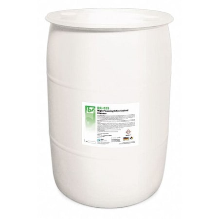 High-Foaming Chlorinated Cleaner, 55 gal. Drum, Chlorine MPN:BSI5253