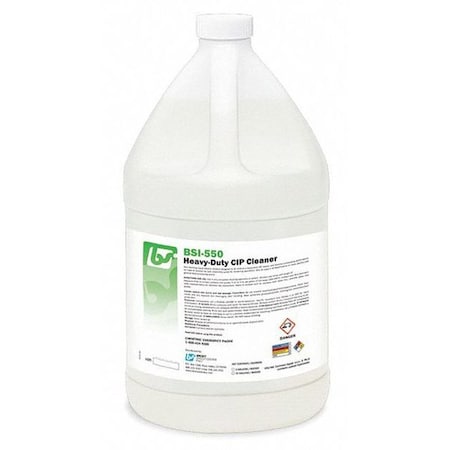 Heavy-Duty CIP Cleaner, Jug, 1 gal, Unscented, 4 PK MPN:BSI5501