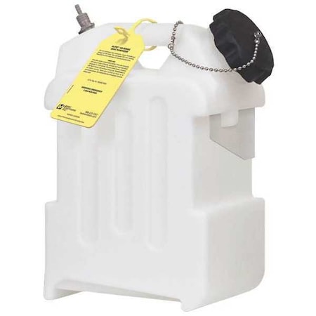 2 1/2 gal Square Bucket, White, Plastic MPN:SS20004