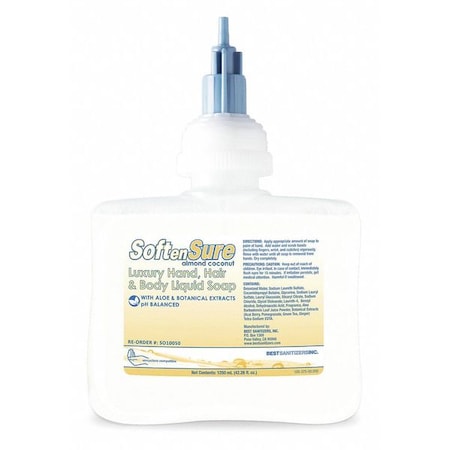 Hair and Body Liquid Soap, 1.25L, PK6 MPN:SO10050