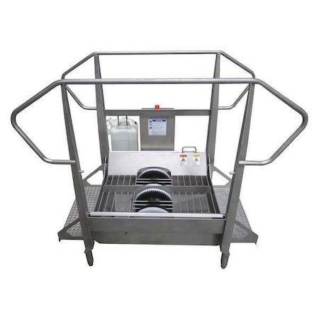WetBootScrubber, SS, 54inH, 60inL, 43inW MPN:BSX800V-DAF-6