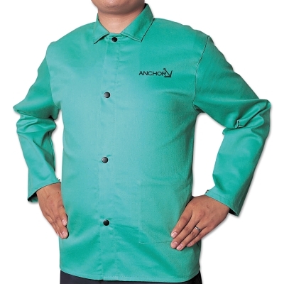 Green Fr Welding Jacket 9OZ 4XL MPN:902-CA-1200-4XL
