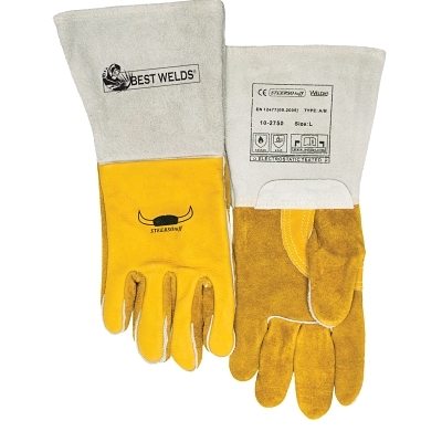 Gold Premium Top Grain Welding Glove Medium MPN:902-850GC-M