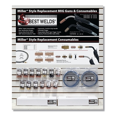 Bestwelds-Miller Style Mig Display MPN:900-MM-DW1