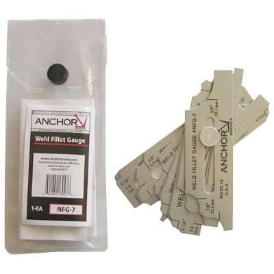 Anchor NFG-7 Weld Filletgauge Set MPN:100-NFG-7