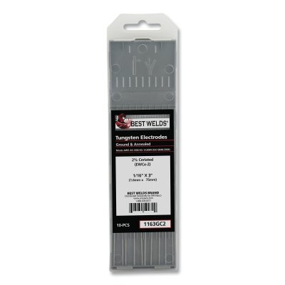 1/16 X 3 2% Ceriated Tungsten 10/Pk MPN:900-1163GC2