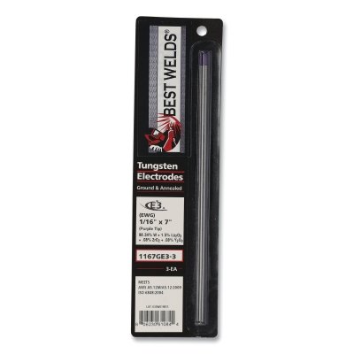 1/16 X 7 E3 Tungsten Electrode 3/Pk MPN:900-1167GE3-3