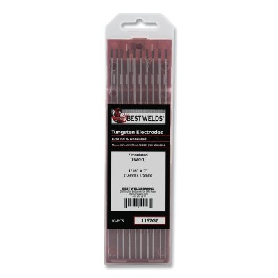 1/16 X 7 Zirconiated Tungsten 10/Pk MPN:900-1167GZ
