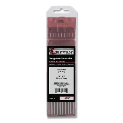 1/8 X 3 Zirconiated Tungsten 10/Pk MPN:900-183GZ