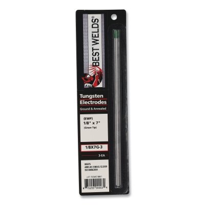 1/8X7 Pure Tungsten Electrode 3/Pk MPN:900-187G-3
