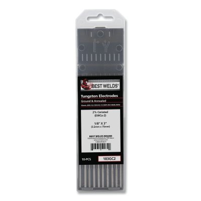 1/8 X 3 2% Ceriated Tungsten 10/Pk MPN:900-1/8X3C2