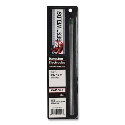 3/32X7 Pure Tungsten Electrode 3/Pk MPN:900-3327G-3