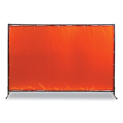 Bw Curtain 14MIL Vinyl 5X8 Orange MPN:902-CURTAIN-5X8-ORG