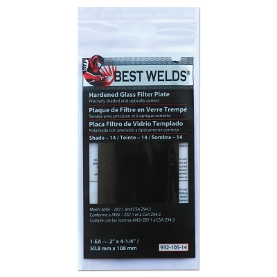 BW-2X4-1/4 #14 Glass Filter Plate MPN:901-932-105-14