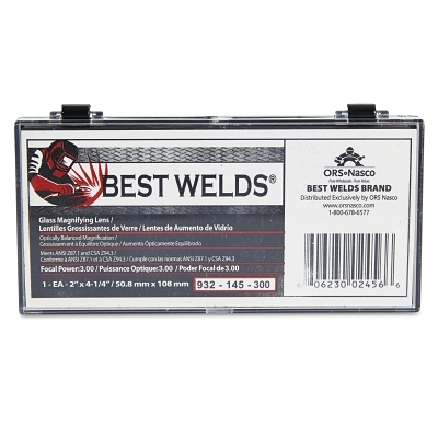 BW-2X4-1/4 Glass Mag Lens 3.00 Diopter MPN:901-932-145-300