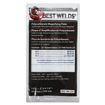 BW-2X4-1/4 Polycarb Maglens 2.50 Diopter MPN:901-932-146-250