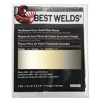 BW-FS-3H-11 4 1/2 X 5 1/4 Gold Filterplate MPN:901-932-458-11