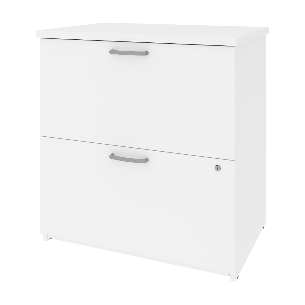 Bestar Universel 28-5/16inW x 19-5/8inD Lateral 2-Drawer File Cabinet, White MPN:46630-1117