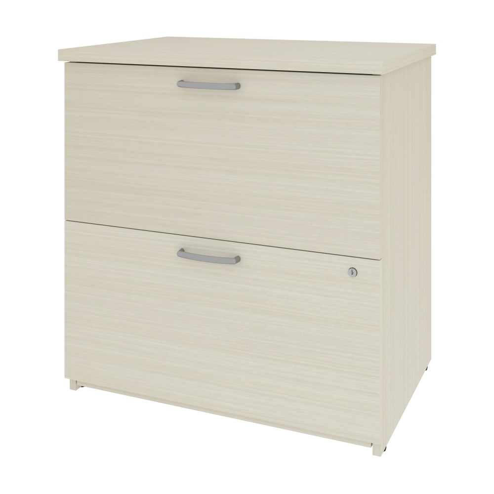 Bestar Universel 28-5/16inW x 19-5/8inD Lateral 2-Drawer File Cabinet, White Chocolate MPN:46630-1131