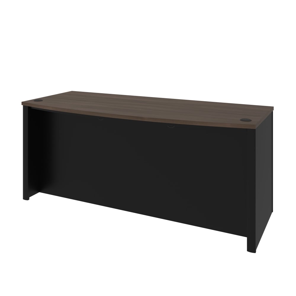 Bestar Connexion 72inW Computer Desk Shell, Antigua/Black MPN:93400-000052