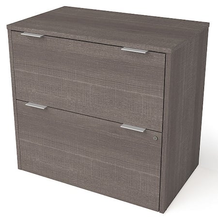 Lateral File, I3 Plus, Bark Gray, Bark Gray, Melamine, 30.1