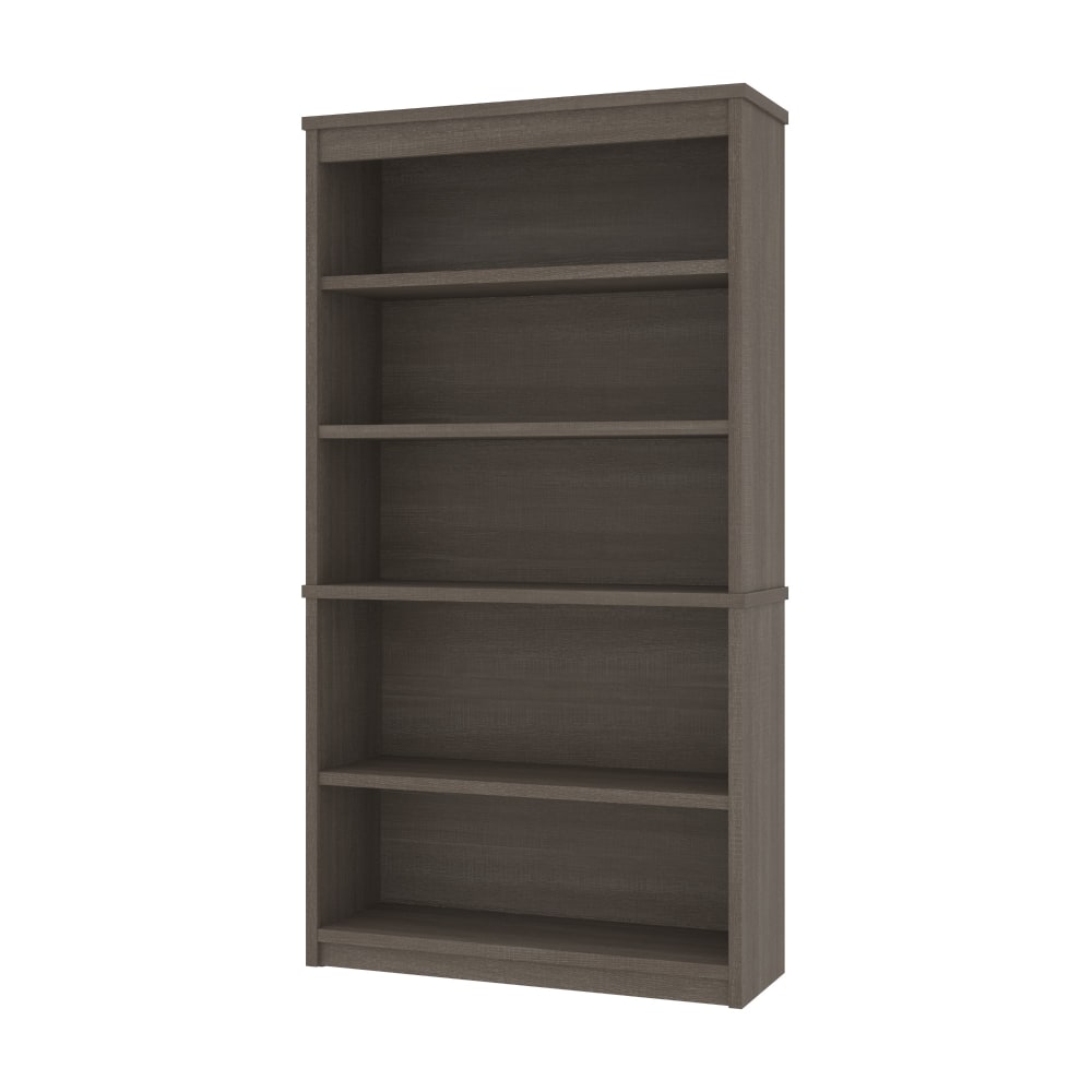Bestar Universel 66inH 5-Shelf Bookcase, Bark Gray MPN:44700-47