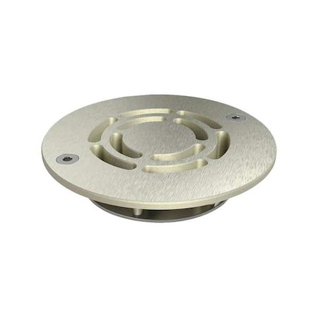 Round Grate, Nickel Bronze, No-Hub, 6 in MPN:WHDG-6RD