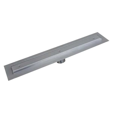 Linear Shower Drain, stainless steel, 2