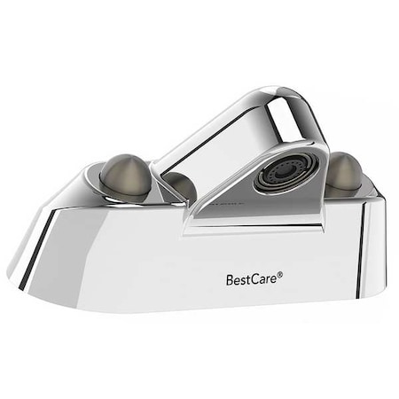 Push Button Bathroom Faucet, 4 in Mount, Chrome MPN:WH3378-HC