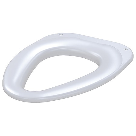 Toilet Seat Without Cover, Plastic, Elongated, White MPN:WH-LRSC-White