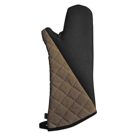 Conventional Oven Mitt, Black, 15
