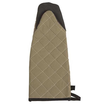 Puppet Oven Mitt, Black/Tan, 15