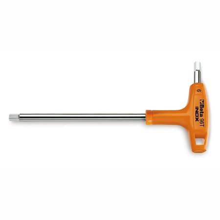 Metric Plain Hex Key Hex Key, 5 mm Tip Size, 7 3/4 in Long, 3 5/16 in Short MPN:000961940