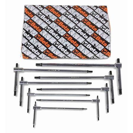 Hex Key Set, Hex, T-Handle, T, 8 pcs MPN:951/S8
