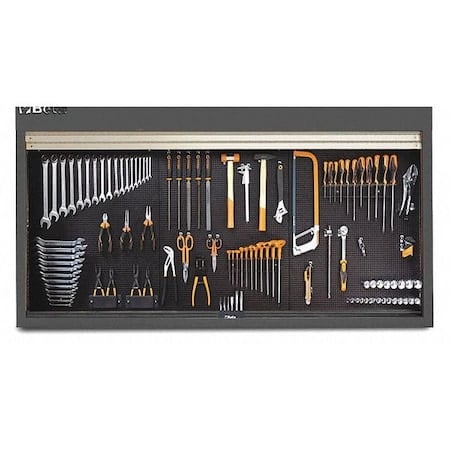 C57SP Grey Garage Wall Mount Panel, Tool Organizer, 67 in L x 6 in D x 37 in H MPN:C57P G