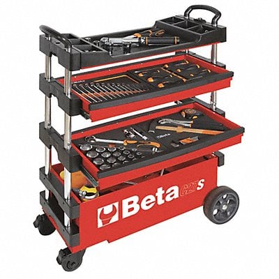 Red Light Duty Tool Utility Cart MPN:C27S-R