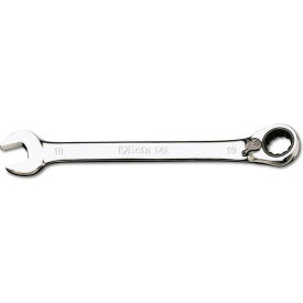 Beta 142 6mm 12-Point Reversible Ratcheting Combination Wrench Silver 1420006