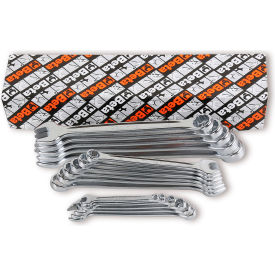 Beta 42 17 Piece 6mm to 22mm 12-Point 15° Offset Combination Wrench Set Silver 421065