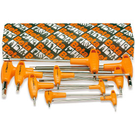 Beta 96T/AS 10 Piece SAE Hex Key Wrench Set with High Torque T-Handles 960683