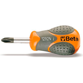 Beta 1292N #2 Screwdriver For Cross Head Phillips® Screws Extra Short 6mm x 30mm 12920106