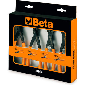 Beta 1031/S4 Retaining Ring Snap Ring Circlip Plier 4 Piece Set 10310000