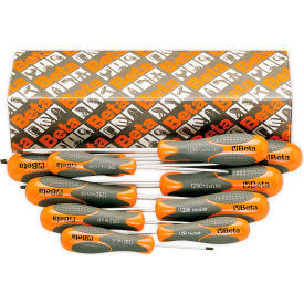 Beta 1293/S Set of 10 Slotted and Phillips® Cross Head Screwdrivers 12930201