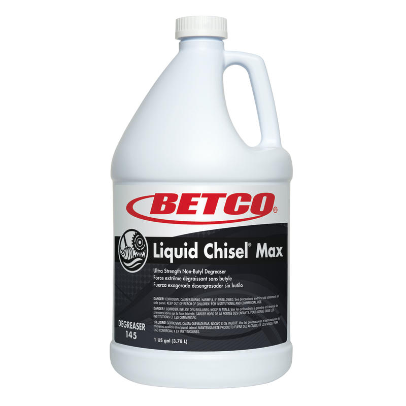 Betco Liquid Chisel Max Degreaser Concentrate, 128 Oz Bottle, Case Of 4 MPN:1450400